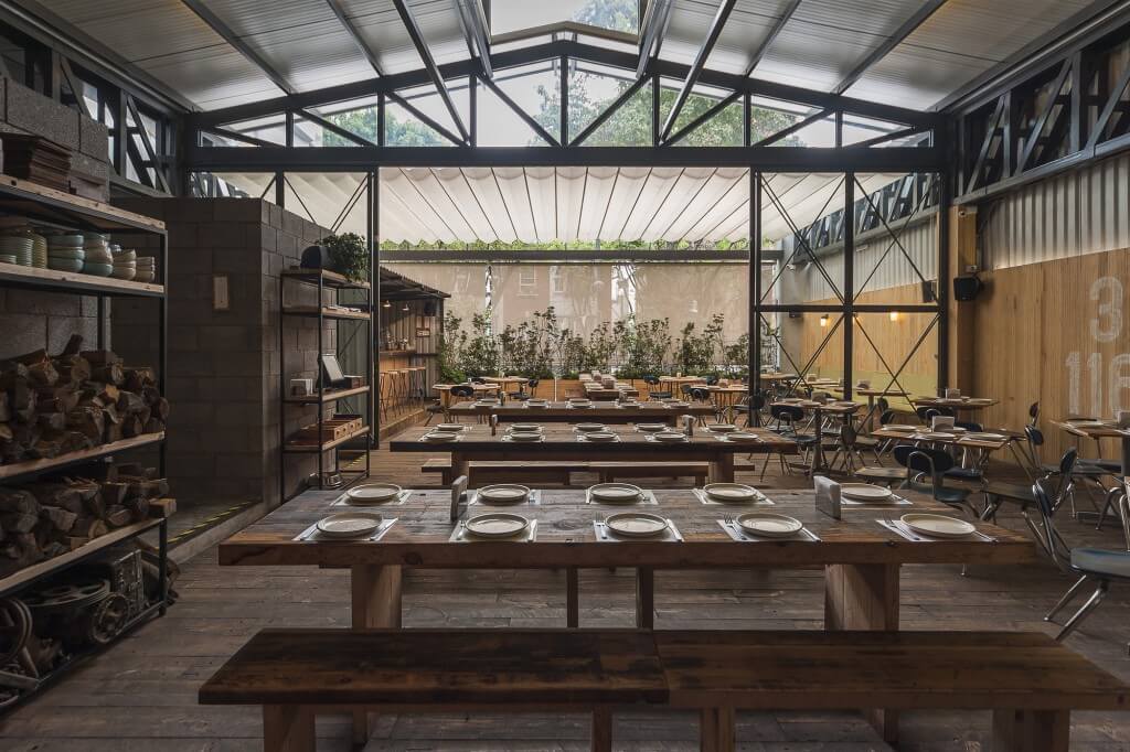 餐饮空间，墨西哥餐馆设计，探店，海鲜餐厅设计，回收木材