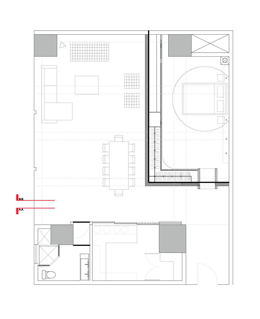 香港LOFT公寓设计，工业风格公寓设计，香港设计