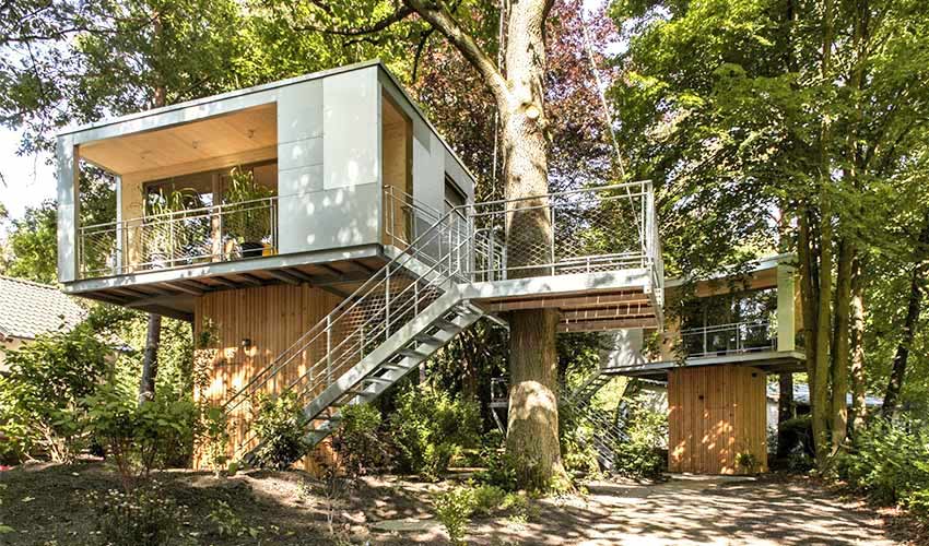 树屋设计，树屋旅馆设计，Urban Treehouse Hotel，建筑设计