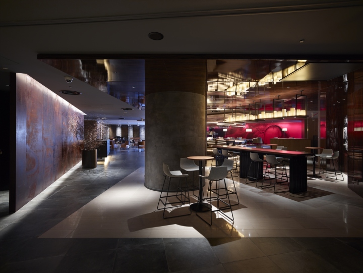商业空间，餐饮空间，酒店餐厅设计，主题餐厅，希尔顿餐厅设计