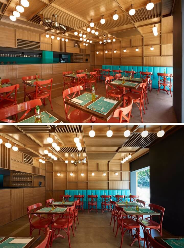 餐饮空间，餐厅设计，小食店设计，木质餐厅设计，熟食店设计