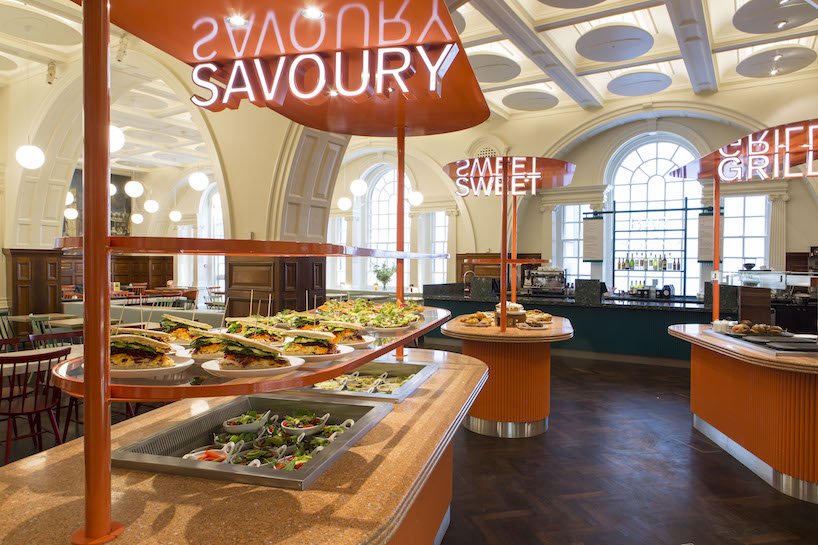 餐饮空间，咖啡馆，建筑改造，伦敦皇家艺术学院