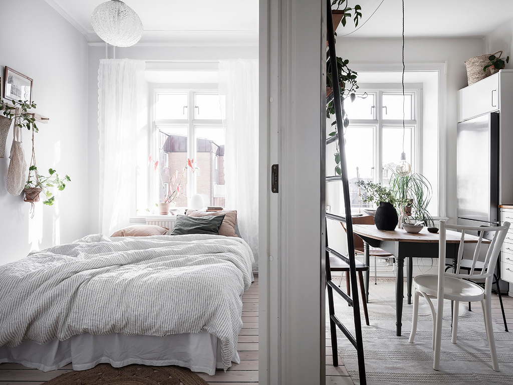 住宅空间，公寓设计，北欧风格，国外住宅设计，瑞典，小宅概念