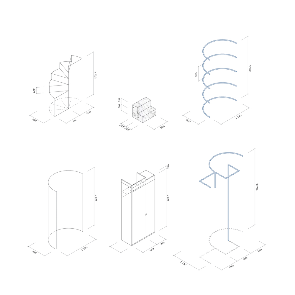 住宅空间，国外住宅空间设计，Untitled，米兰，loft公寓