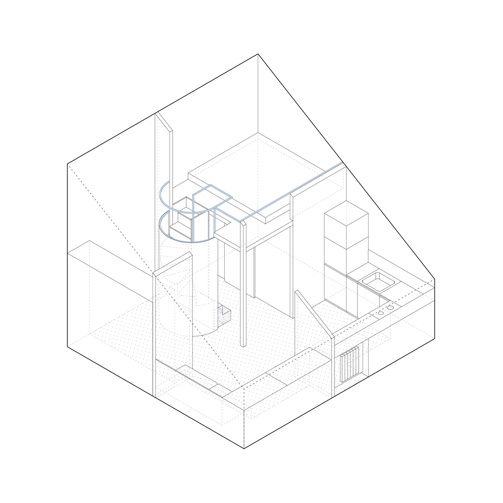 住宅空间，国外住宅空间设计，Untitled，米兰，loft公寓