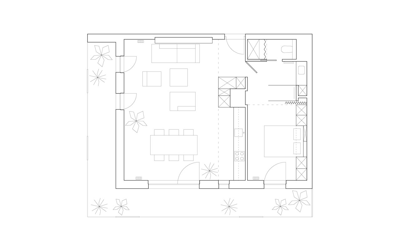 住宅空间，国外住宅空间设计，现代风格，Grzegorz Layer，波兰，公寓设计