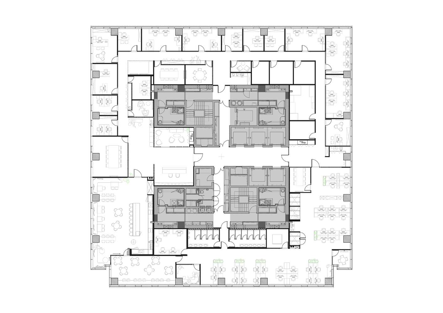 国外办公室设计，办公空间，以色列，办公室，Roy David Studio