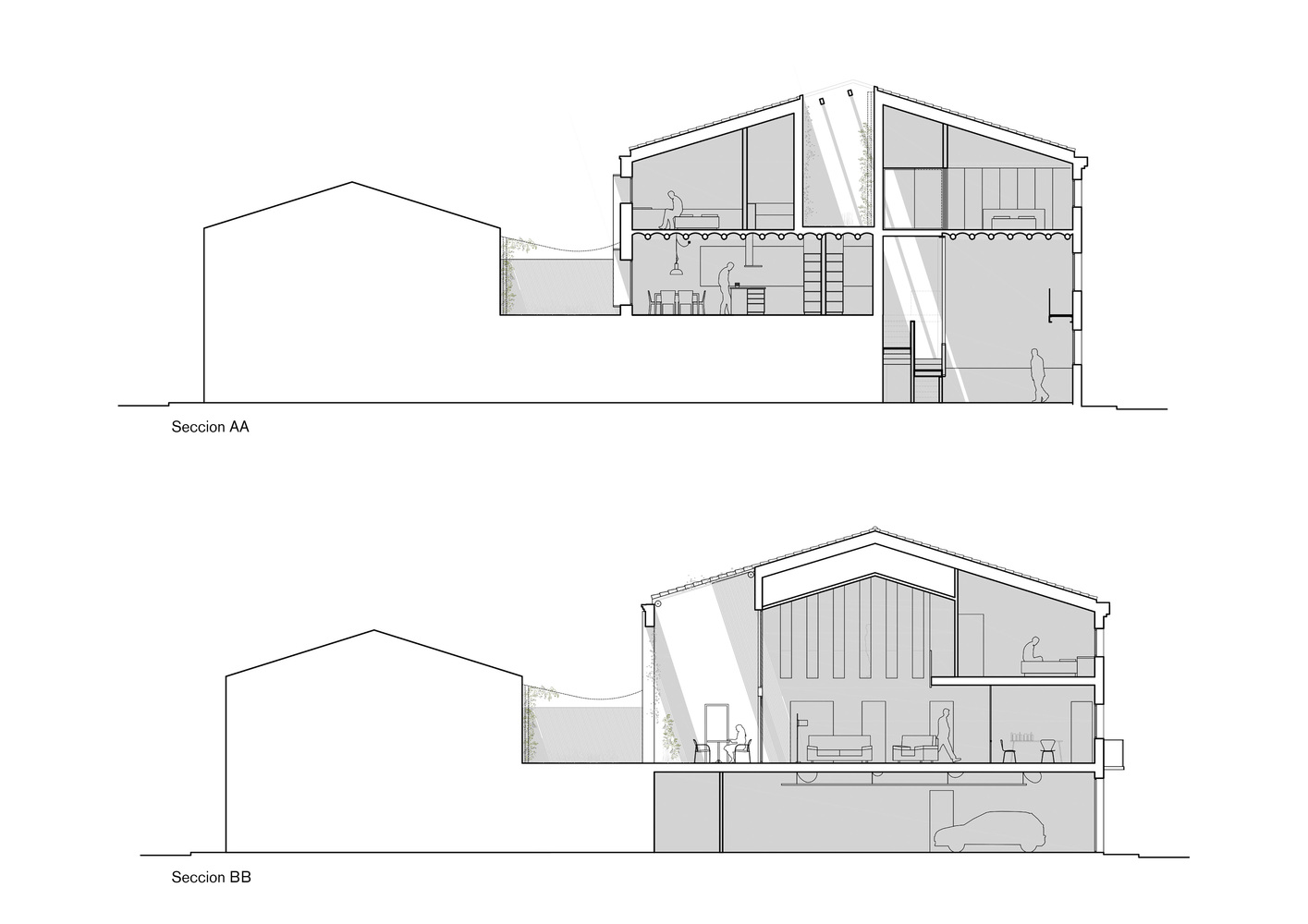 住宅空间，国外住宅空间设计，建筑改造，住宅翻新，西班牙，Hiha Studio