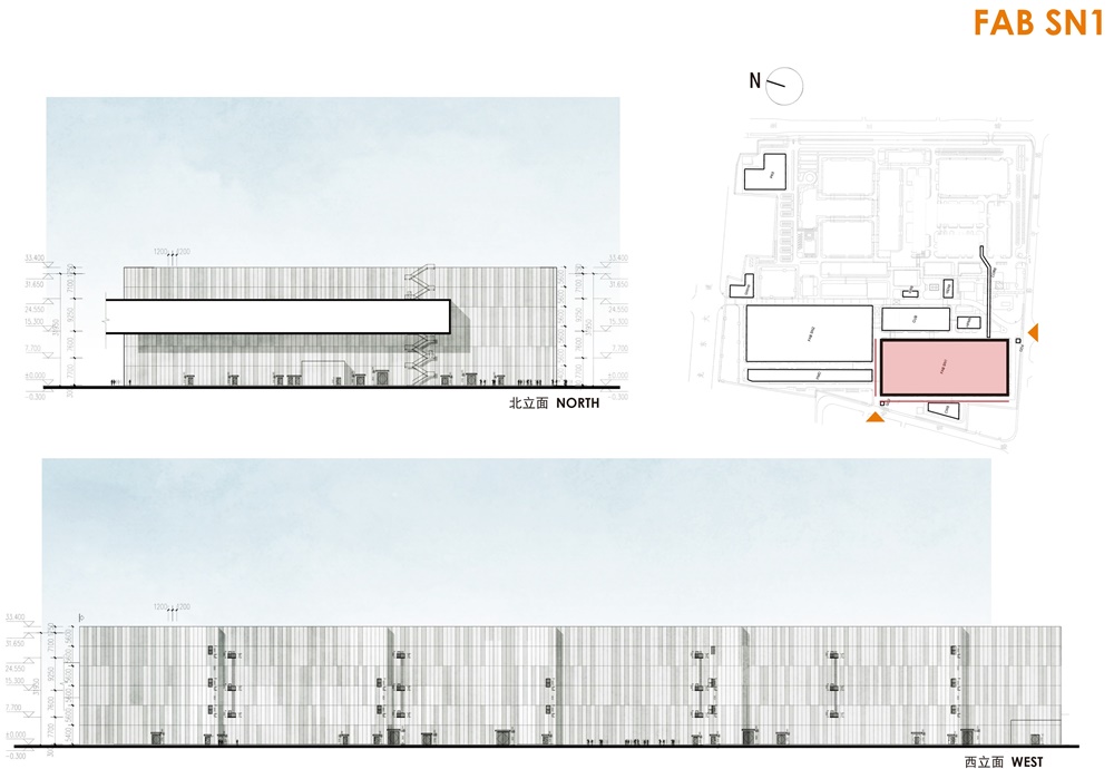 修迪建筑设计，SUD Architectes，建筑改造，工业激活，中芯国际，立面改造，上海