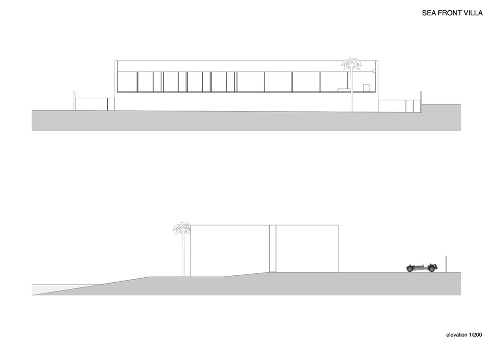 住宅空间，Shinichi Ogawa & Associates，极简主义，日本，海滨别墅设计