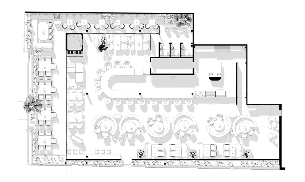 餐饮空间，东方文化，现代设计，Bosfor土耳其餐厅，AD Project Dorohov，俄罗斯罗斯托夫州