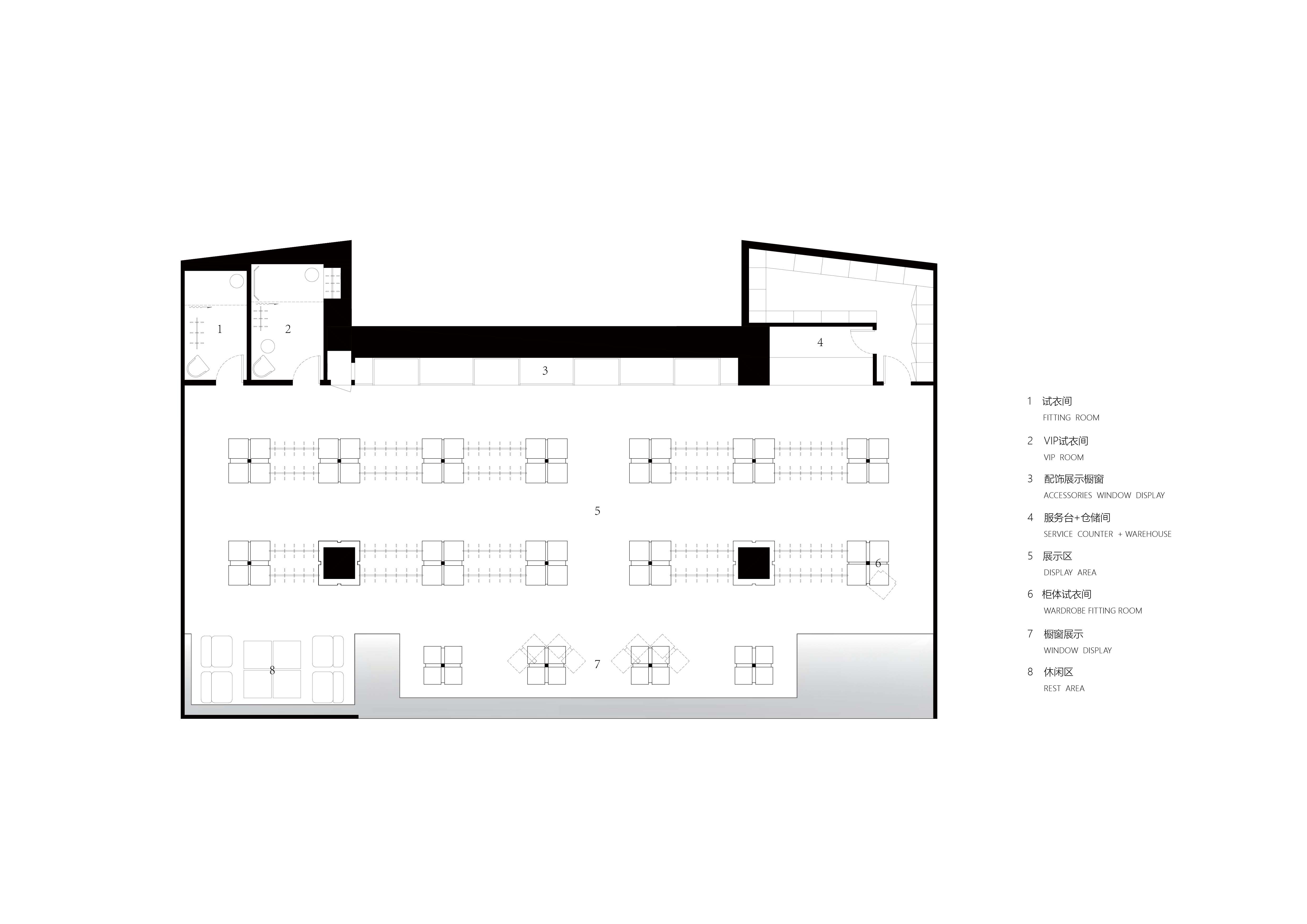 万社设计,杨东子,林倩怡,Various Associates,青岛J1M5 买手店设计,买手店设计,青岛买手店设计,万社设计作品,榫卯建筑摄影,项目投稿