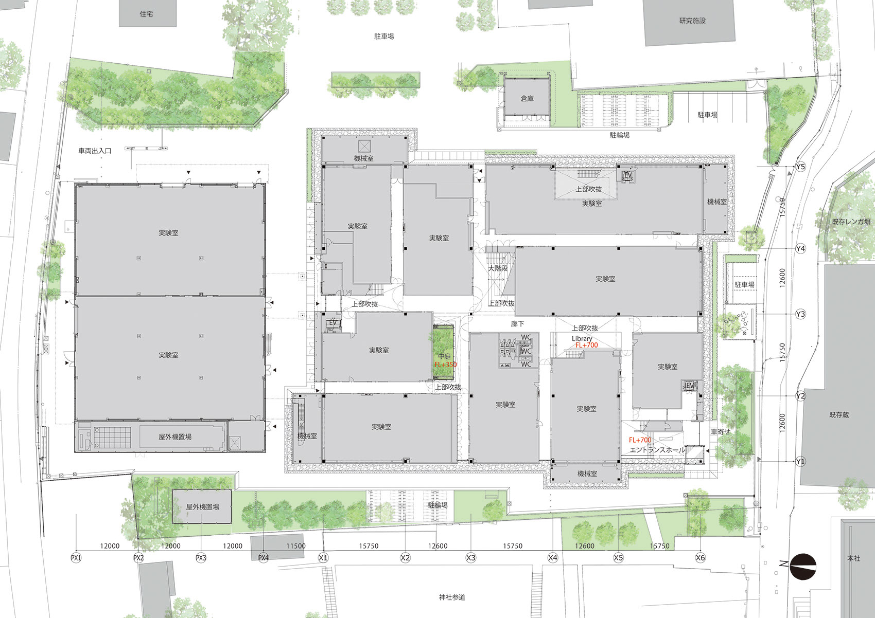 日建设计,办公室设计,开放式办公室设计,办公室设计案例,龟甲万中央研究所,日本办公室设计,日本龟甲万中央研究所