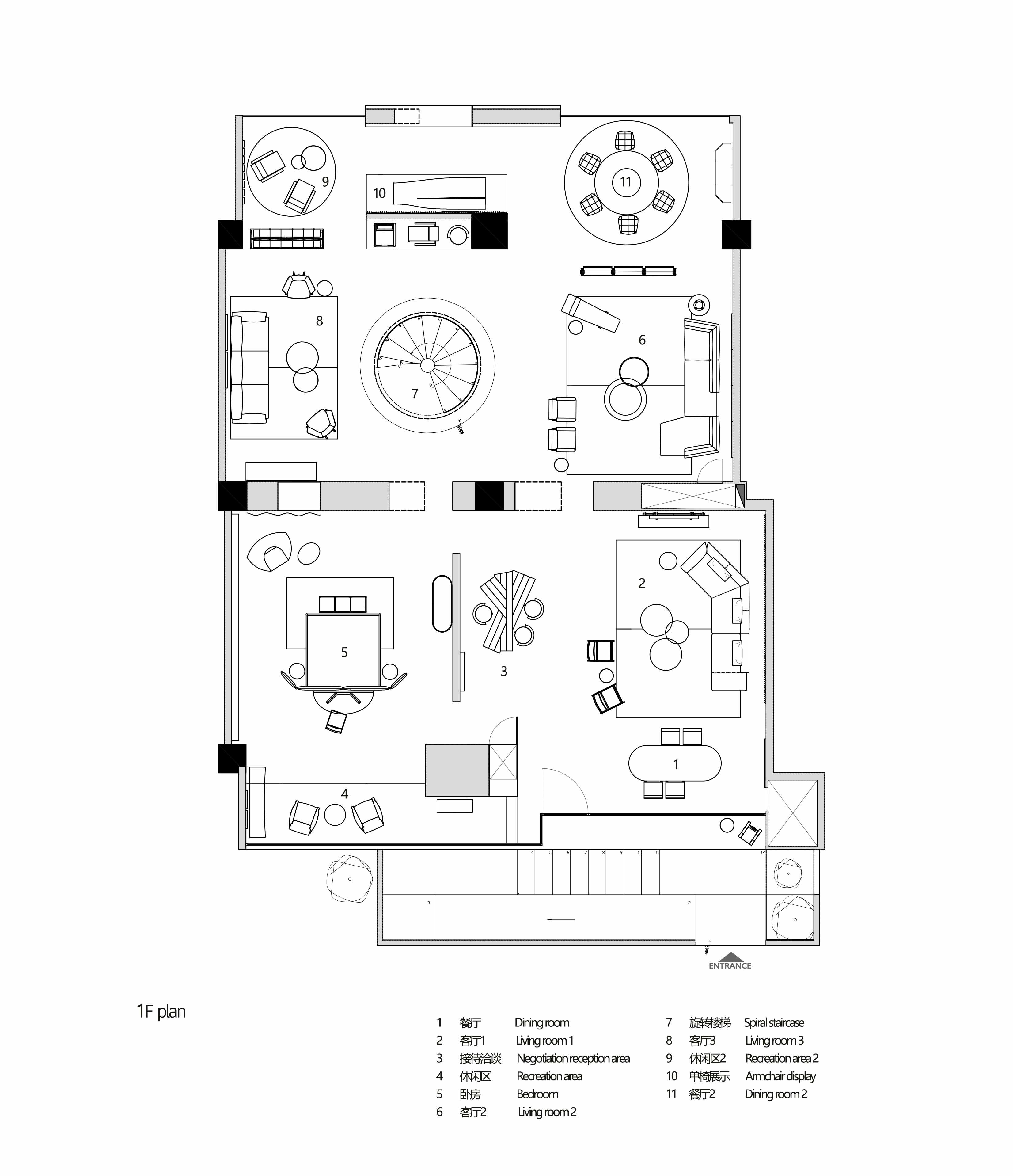 正反设计,Cassina,Cassina家具,家具展厅设计,家具展厅设计案例,OUTIN. DESIGN