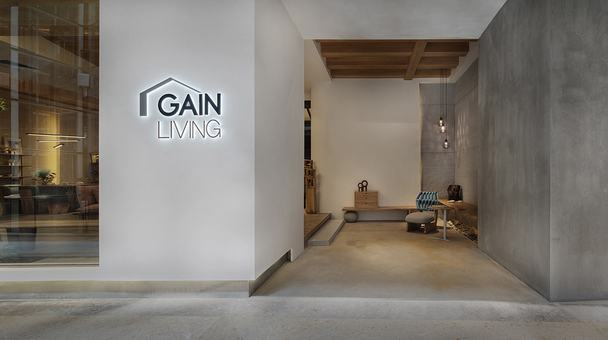 东邦设计,东莞GAINLIVING 家具店,家具店设计案例,家具展厅设计,家具展厅设计案例,展厅设计