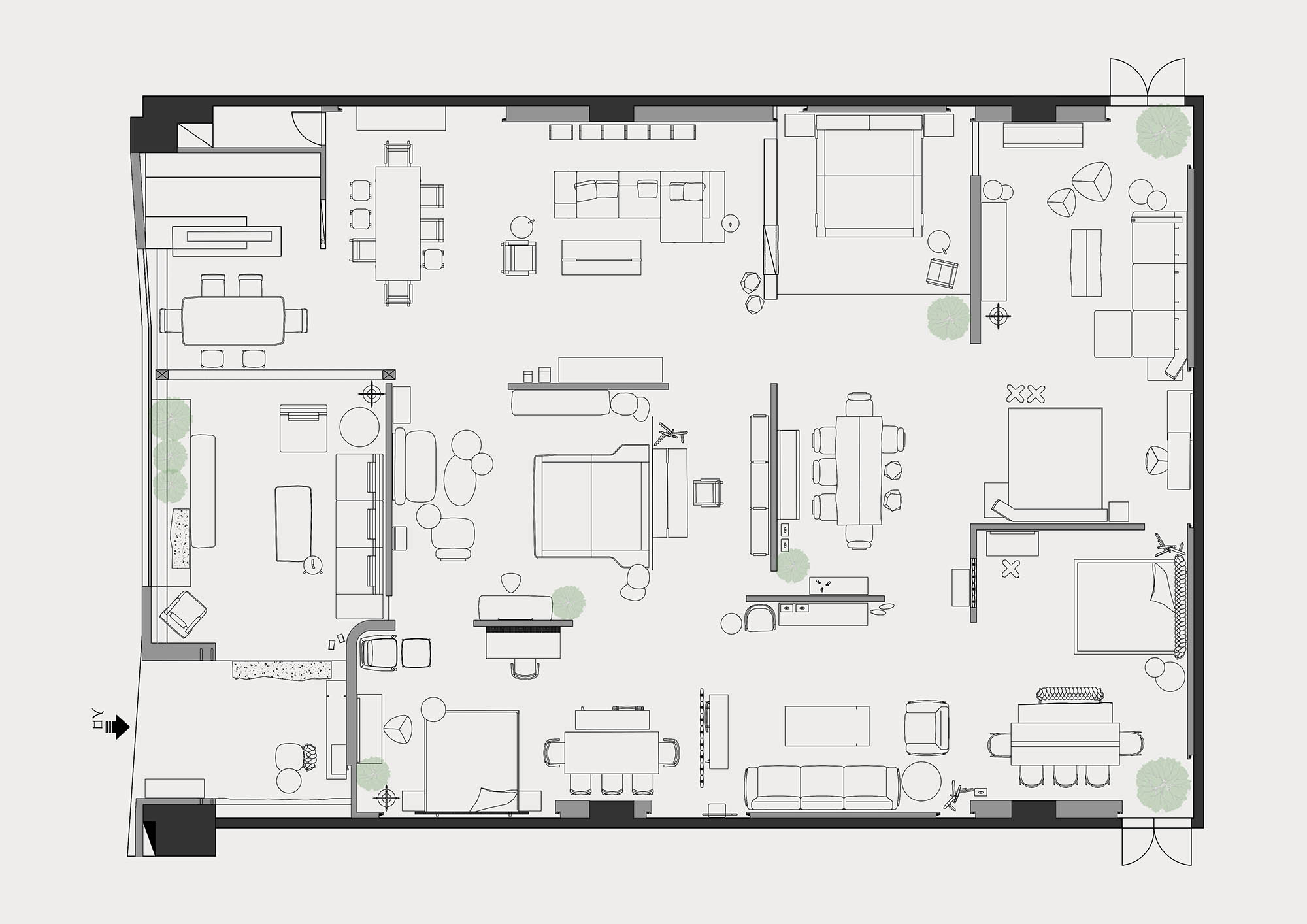 东邦设计,东莞GAINLIVING 家具店,家具店设计案例,家具展厅设计,家具展厅设计案例,展厅设计