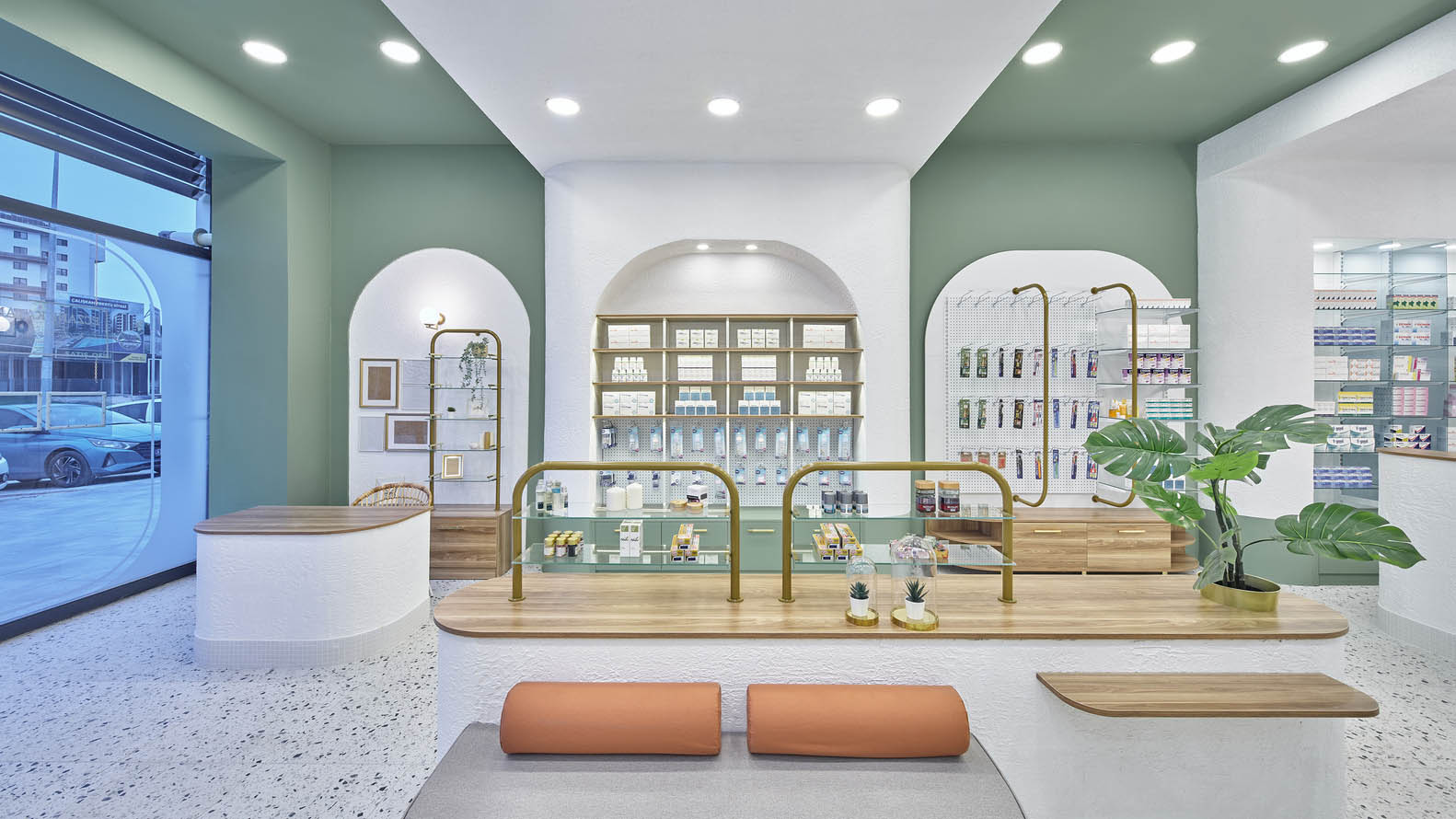 Wand Works Architecture,药店设计案例,K Pharmacy药店,零售药店,药店设计