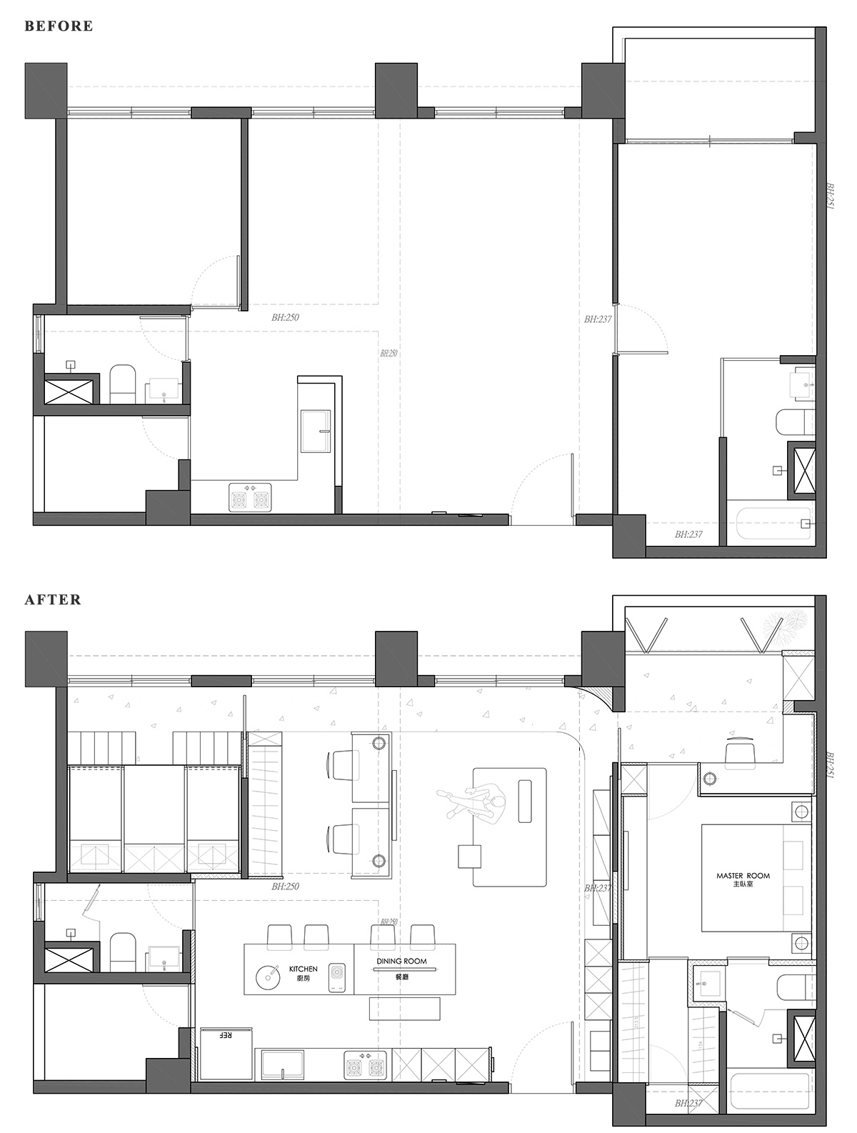 住宅设计,Nordico Studio,小户型设计,北欧风格设计,小公寓设计,阁楼设计,小户型设计案例,北欧风格设计案例,90㎡,新北