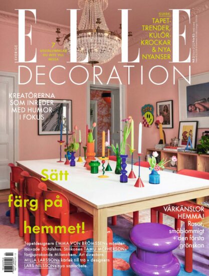 室内、软装设计杂志Elle Decor (瑞典版）-2022/3