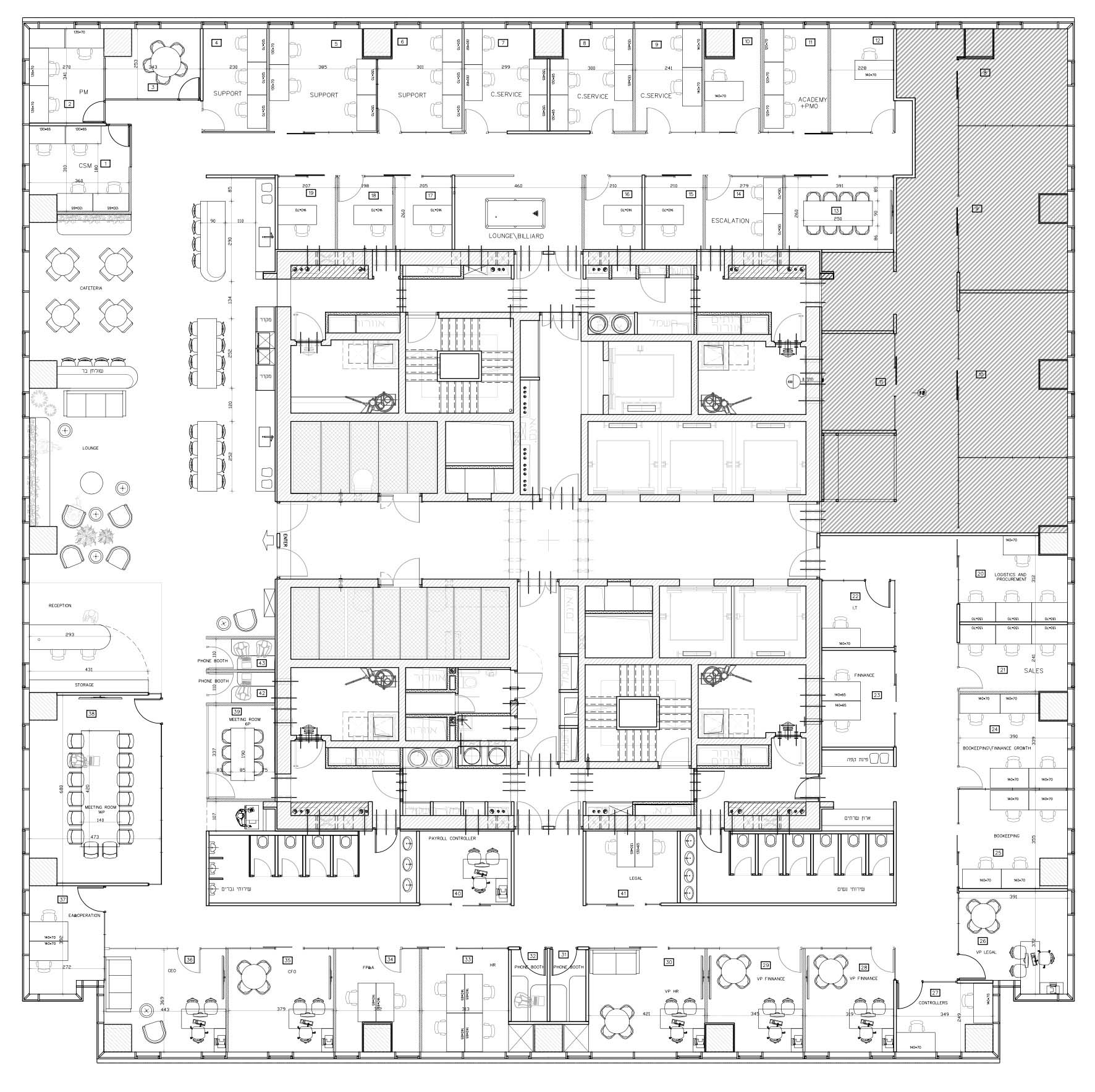 办公室设计案例,网络安全科技公司,特拉维夫,科技公司,办公室,国外办公室设计案例,办公室装修,Studio ON,Claroty