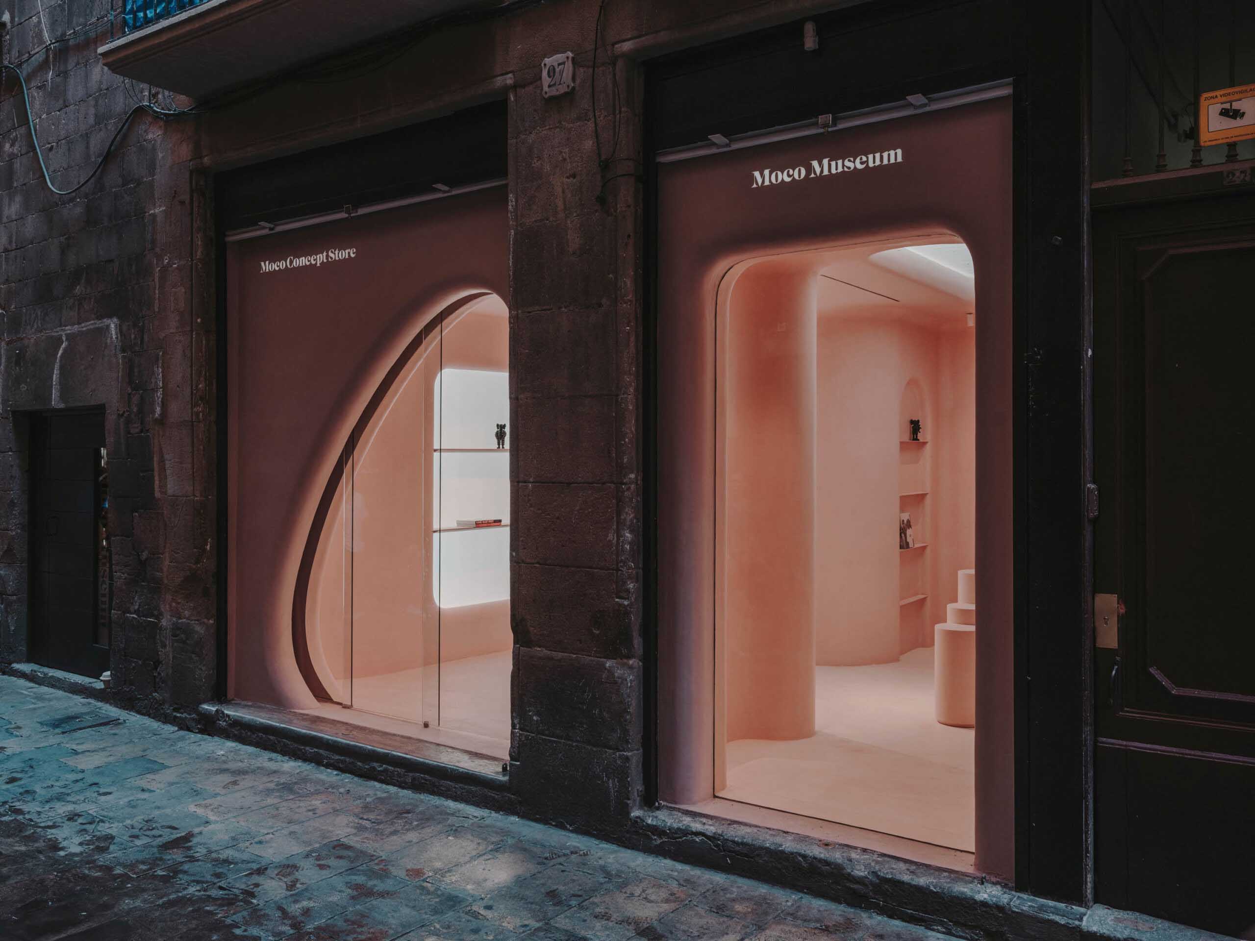 Six n Five,概念店,Isern Serra,巴塞罗那,概念店设计案例,曲线美学,极简主义