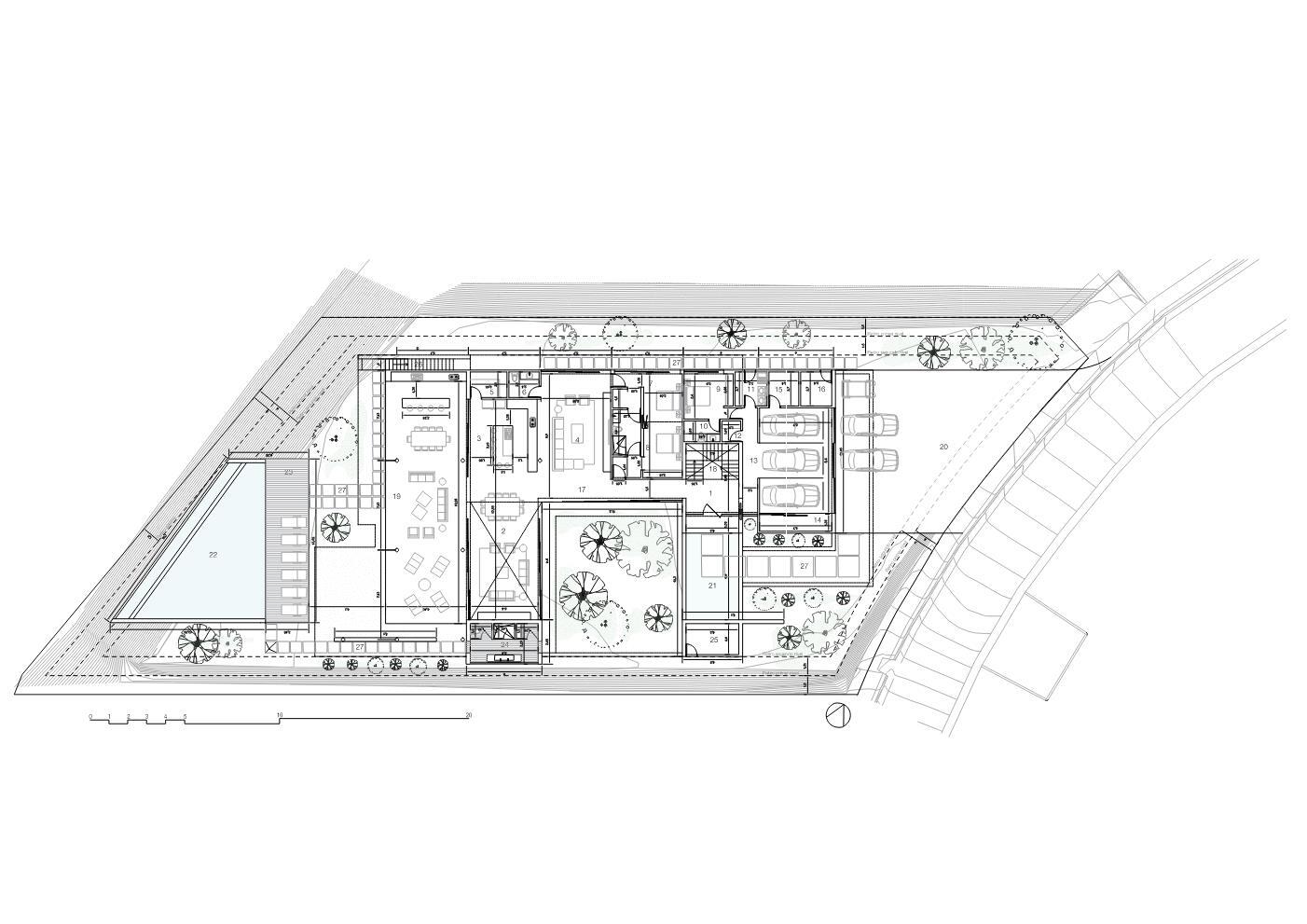 别墅设计,极简风格别墅设计,Garnier Arquitectos,国外别墅设计案例,哥斯达黎加,开放式别墅,极简风格别墅,800㎡,庭院别墅