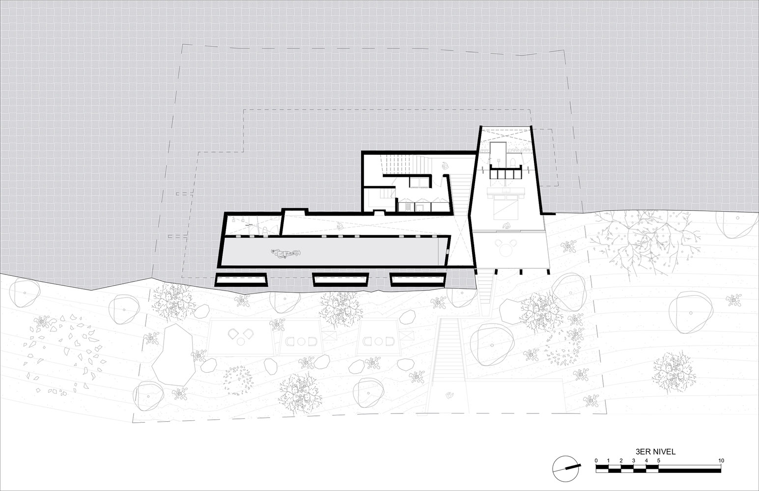 住宅设计,别墅设计案例,别墅设计,侘寂美学,侘寂,CLACLÁ Taller de Arquitectura,墨西哥,山景别墅,500㎡