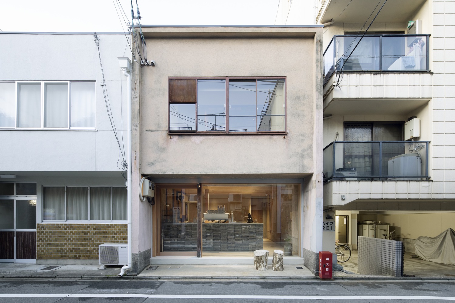 日本,京都,咖啡厅设计案例,Hoo. Café,甜甜圈店,62㎡,咖啡厅设计,Koyori,咖啡店设计,町屋改造