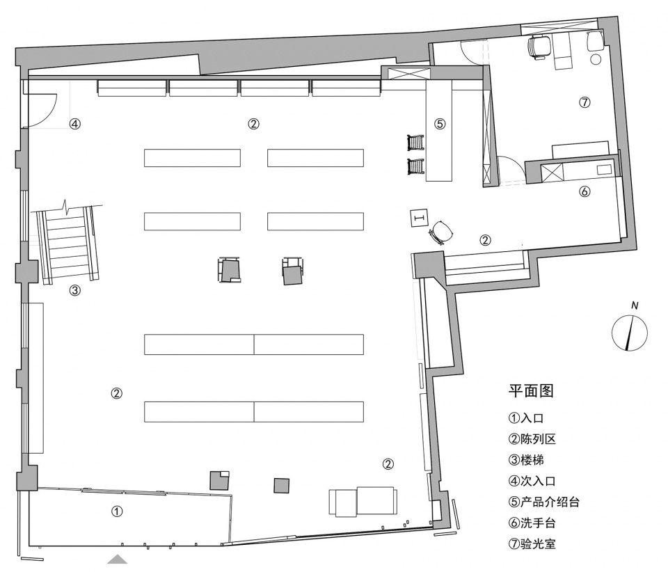 眼镜店设计,零售店设计,眼镜店设计案例,商店设计,零售店设计案例,零售店设计方案,上海,目下眼镜店,MAS芒果建筑设计