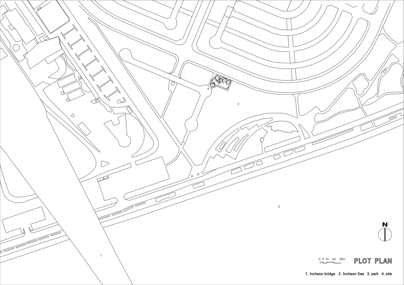 IROJE KHM Architects,别墅设计案例,韩国,首尔,海景别墅,国外别墅设计案例,375㎡,白色别墅