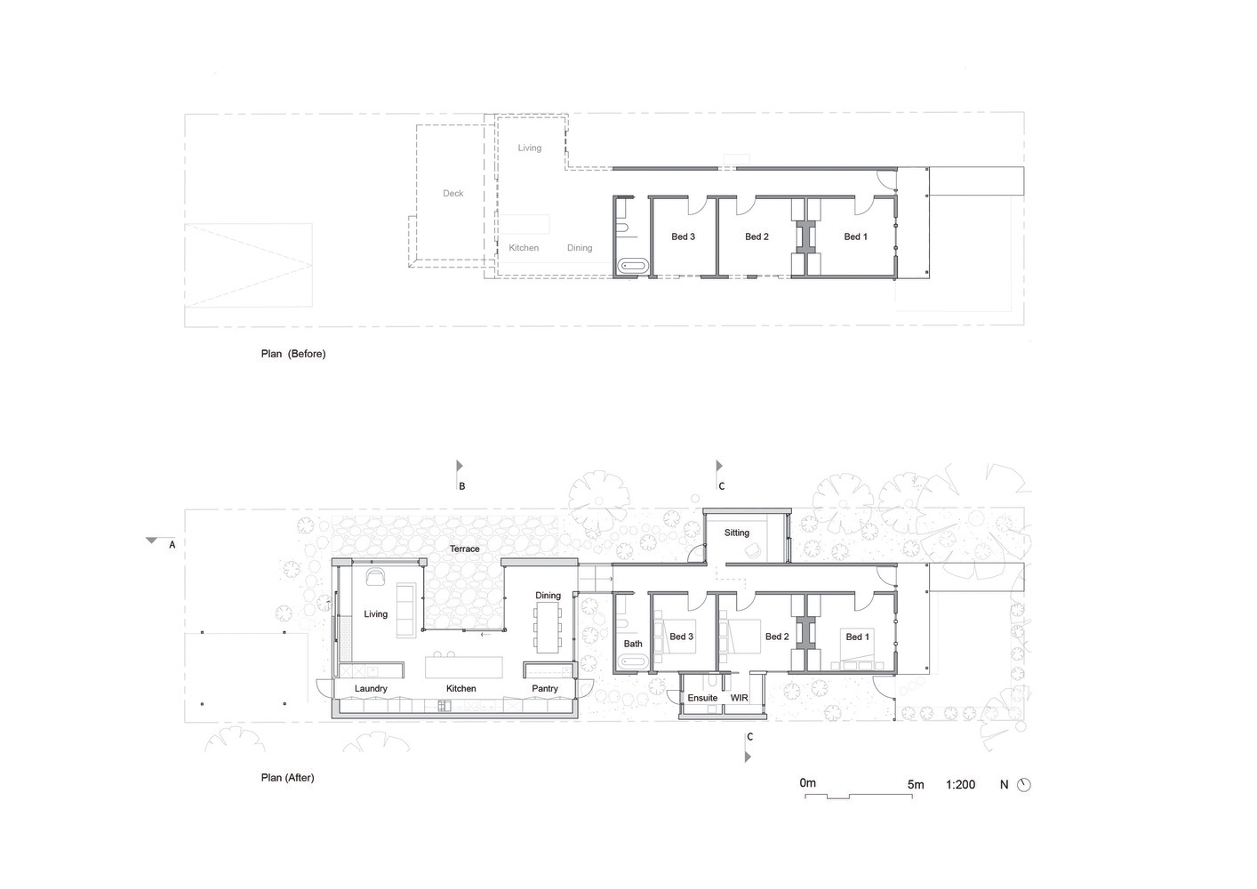 Lande Architects,别墅设计案例,别墅设计方案,澳大利亚,庭院别墅,别墅设计平面图,退休生活别墅