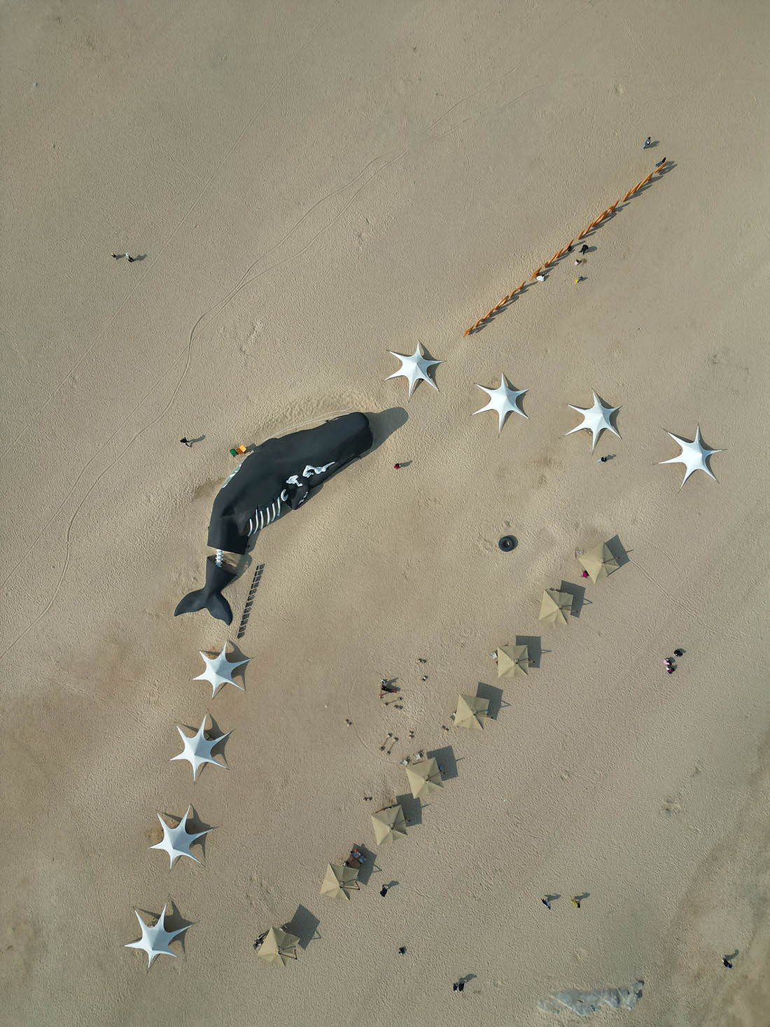 公共空间设计,沙滩海岸线景观设计,景观设计,文旅空间设计,泉州,盘扣乐风“三湾”文旅,问渠建筑设计