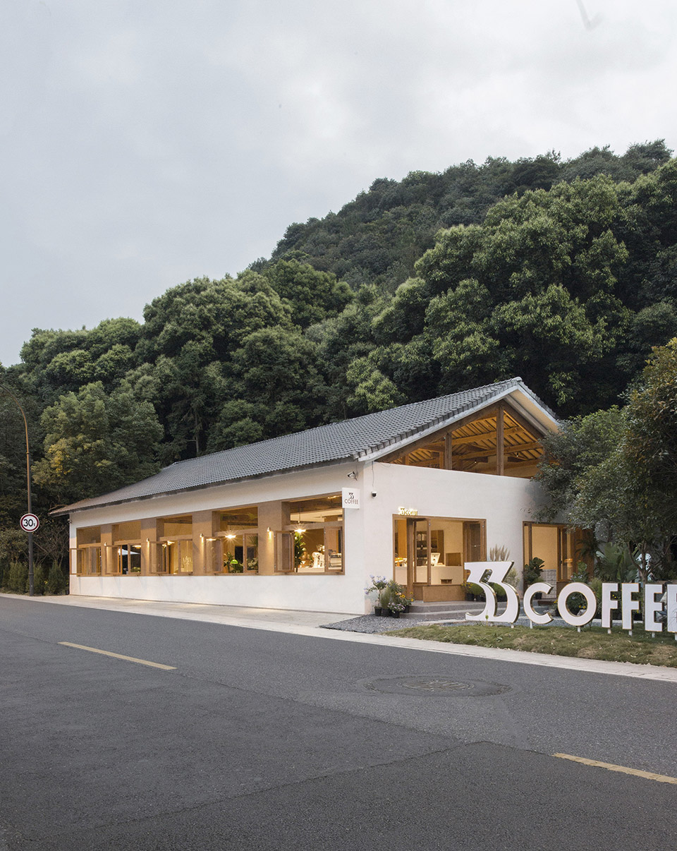 咖啡厅设计案例,咖啡厅设计方案,咖啡店设计,咖啡馆设计,森系咖啡厅设计,开放式咖啡厅设计,杭州,33 COFFEE,壹山设计