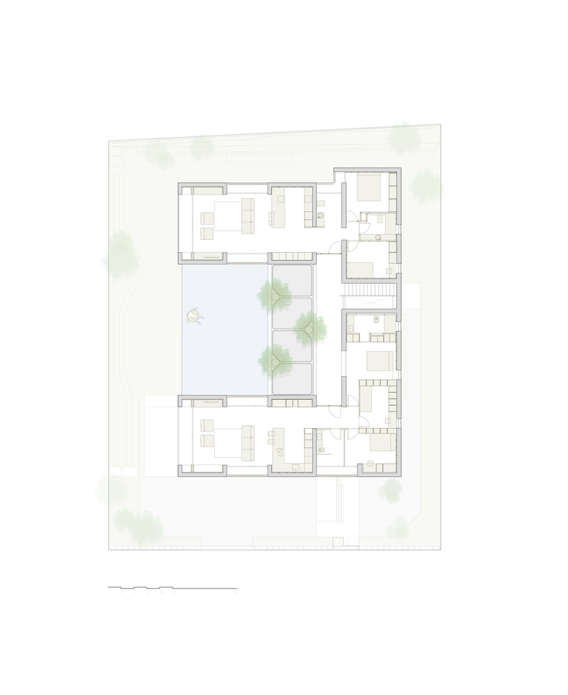 住宅设计,公寓设计,eneseis Arquitectura,共居住宅设计,475㎡,住宅设计案例,住宅设计方案,西班牙,野兽派风格