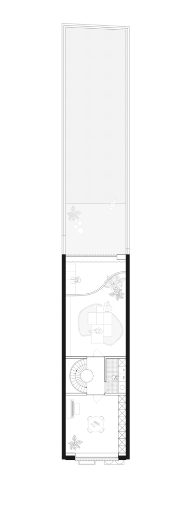 memo architectuur,别墅设计,240㎡,比利时,联排别墅设计案例,野兽派风格,极简主义