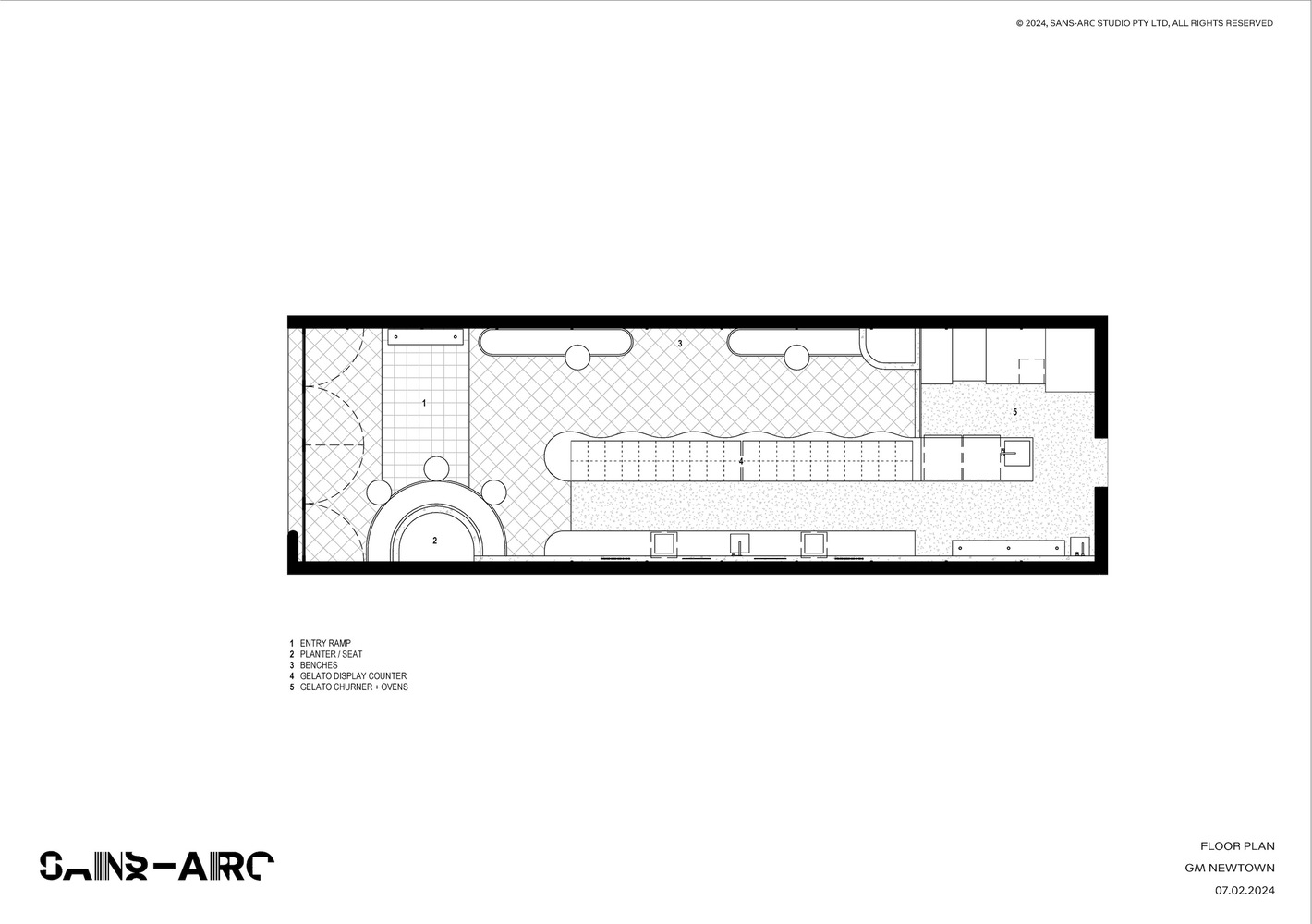 咖啡店设计,咖啡店设计案例,Sans-Arc Studio,50㎡,澳大利亚,咖啡店装修,Gelato Messina,咖啡厅