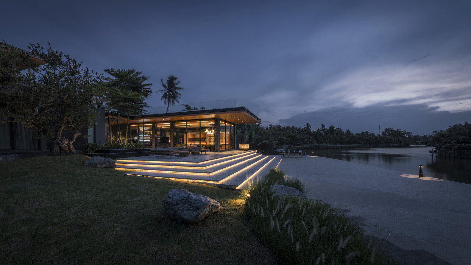 S+S Architects,别墅设计,泰国,景观别墅,别墅设计案例,别墅设计方案,568㎡,景观别墅,平层别墅