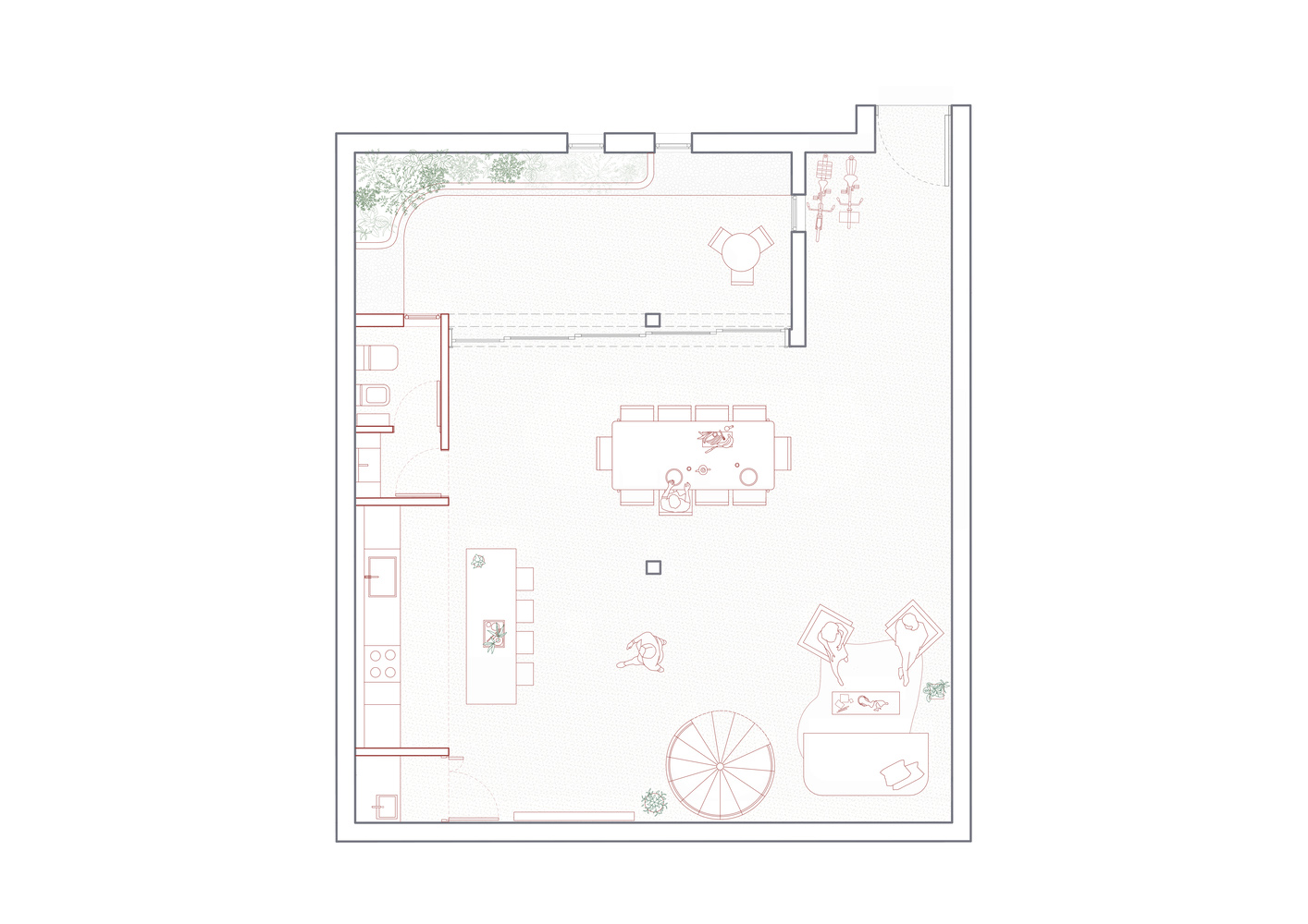 Dodds Estudio,住宅设计,阁楼设计案例,185㎡,建筑改造,阁楼公寓,仓库改造,阁楼改造,loft