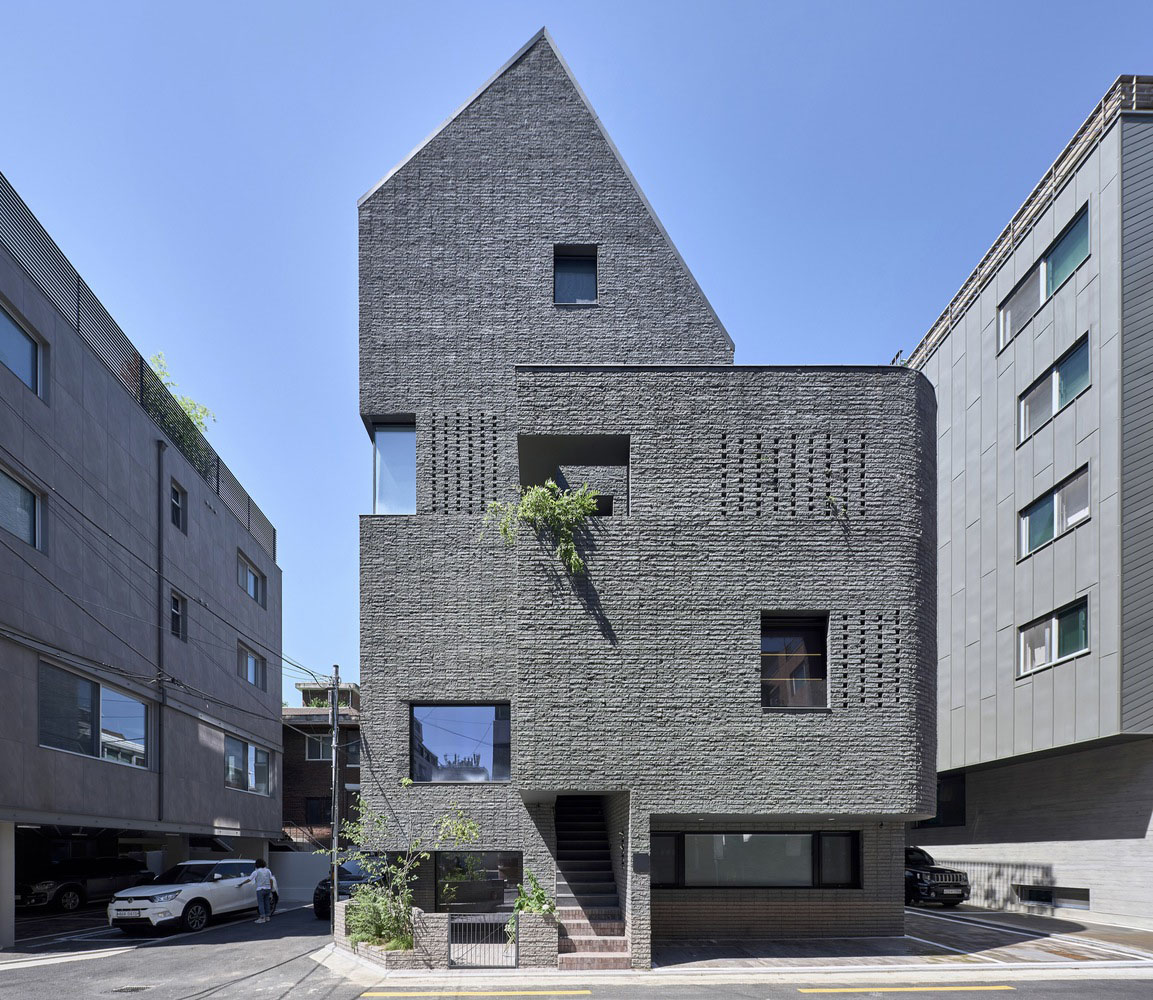 a round architects,家庭办公室,设计工作室,家装设计,办公室设计案例,soho,韩国,居家办公,首尔