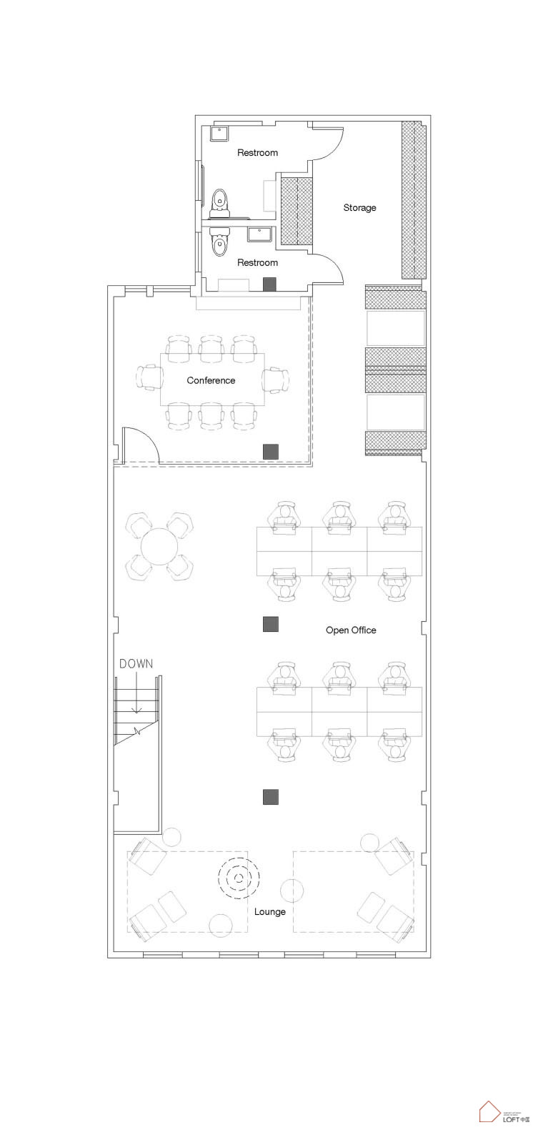 LOFT风格办公室设计