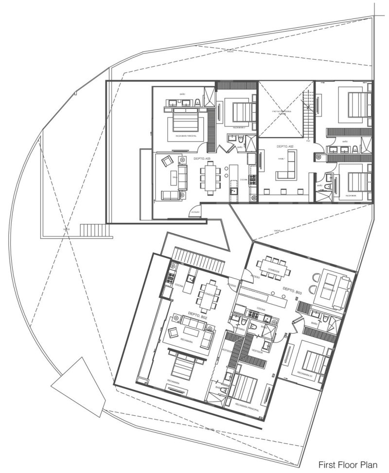 墨西哥采用双层反射玻璃设计的Trevox 223建筑改造项目