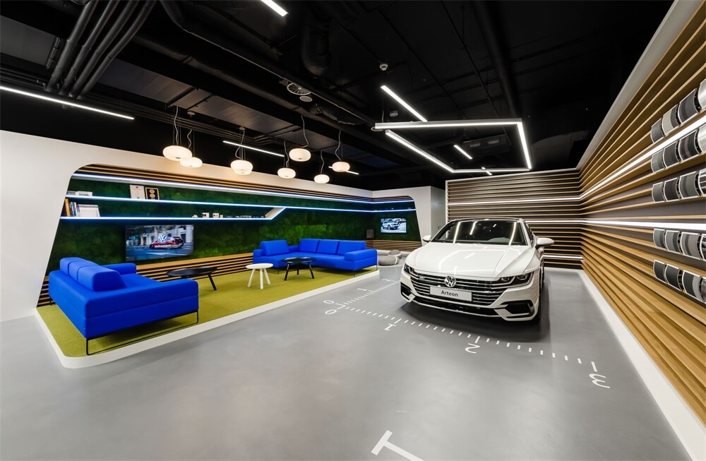 展厅，汽车概念店设计，大众家居，Volkswagen Home概念店，lina™工作室，现代风格