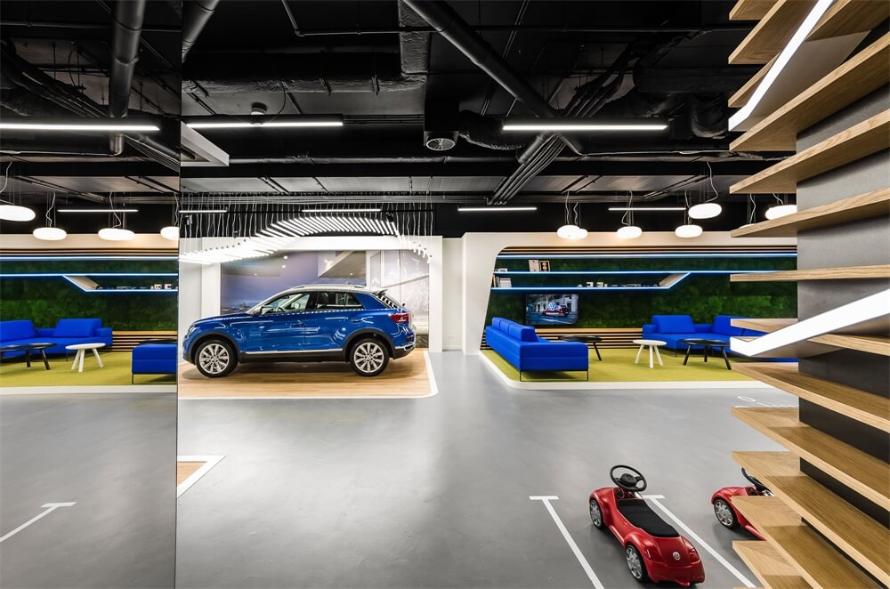 展厅，汽车概念店设计，大众家居，Volkswagen Home概念店，lina™工作室，现代风格