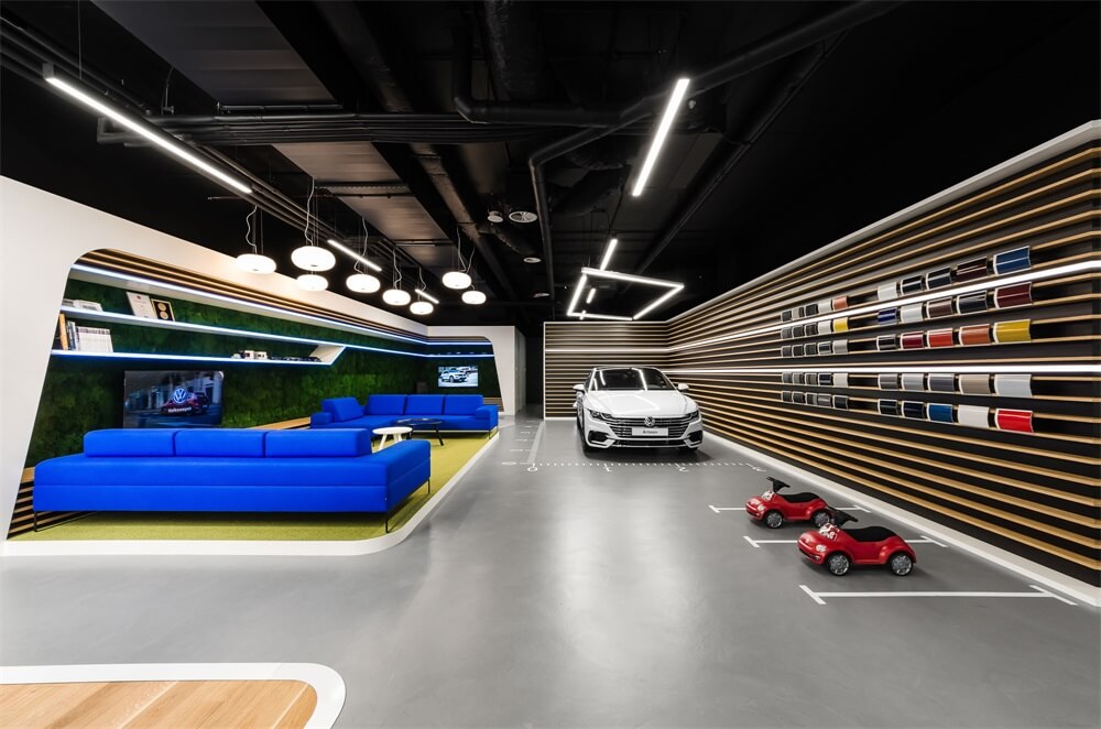 展厅，汽车概念店设计，大众家居，Volkswagen Home概念店，lina™工作室，现代风格