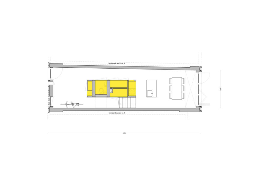 住宅空间，建筑设计，建筑改造，瘦长型住宅