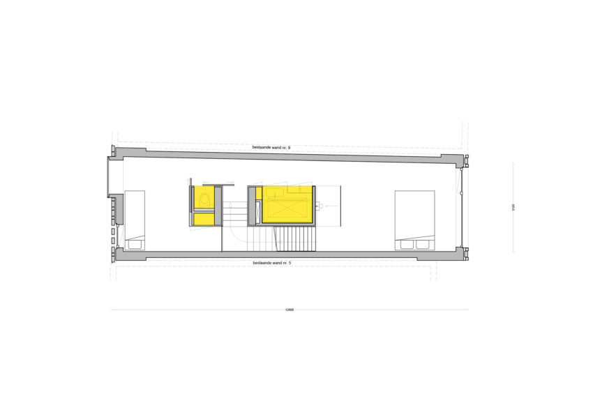 住宅空间，建筑设计，建筑改造，瘦长型住宅