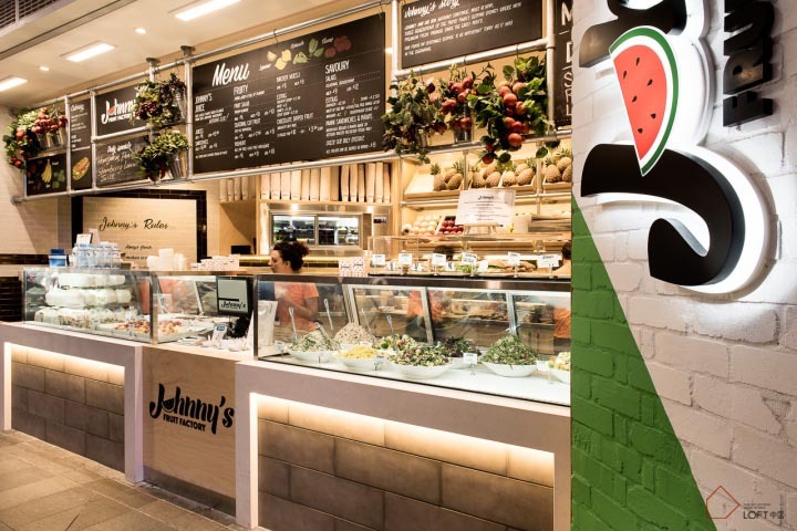 悉尼Johnny’s 工业风格果品店