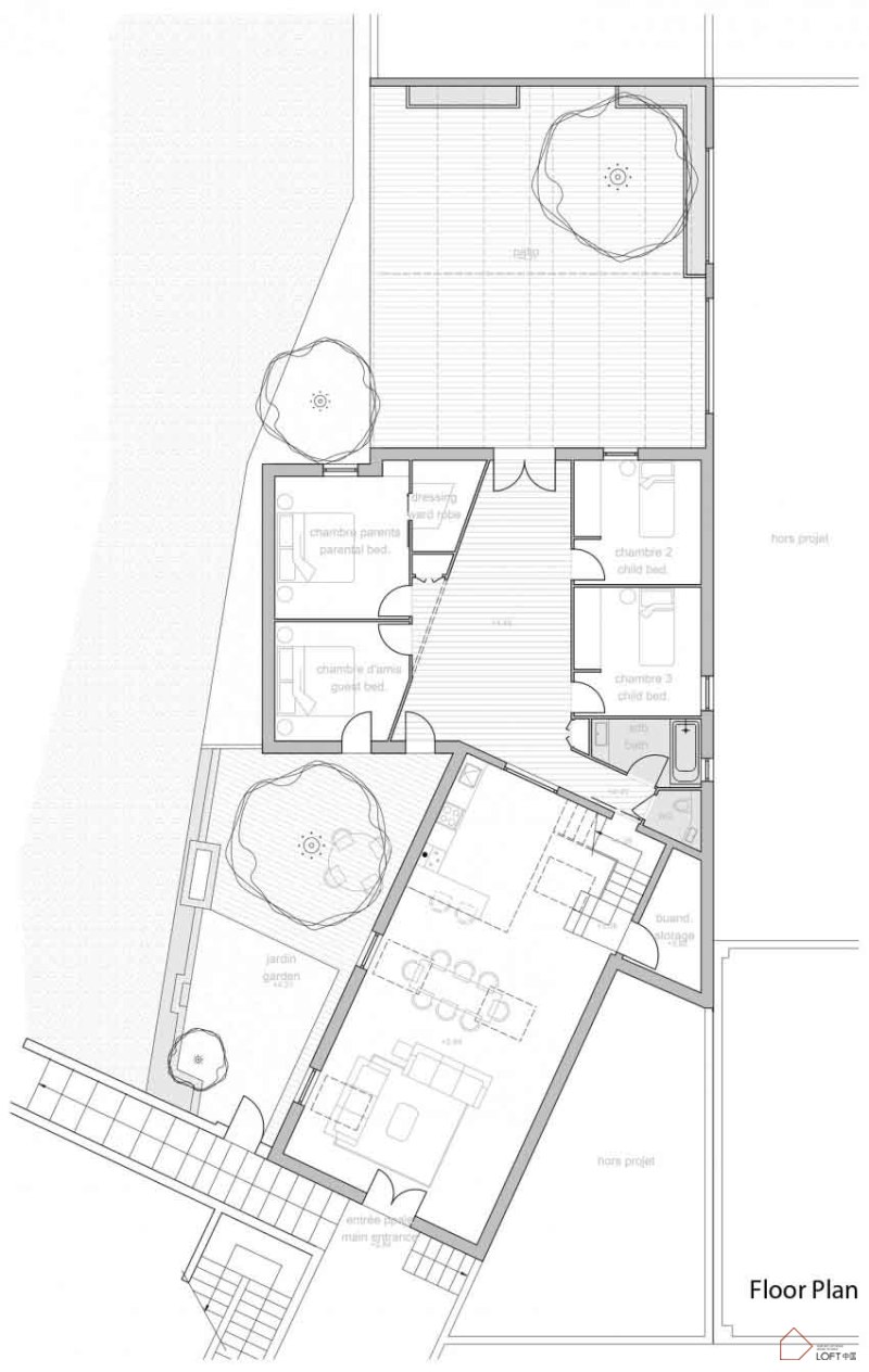 国外loft工业风格住宅改造设计