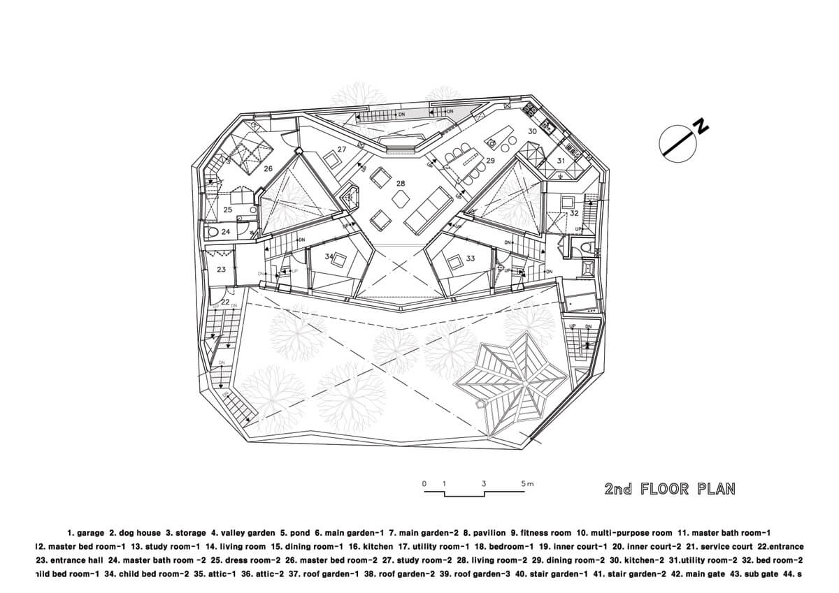 住宅空间，私人住宅空间设计，别墅设计，现代风格，现代主义