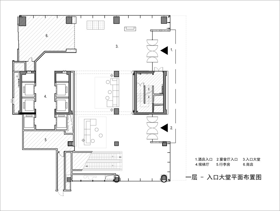 酒店空间，硬石酒店，深圳硬石酒店，设计酒店，摇滚风酒店设计，主题酒店